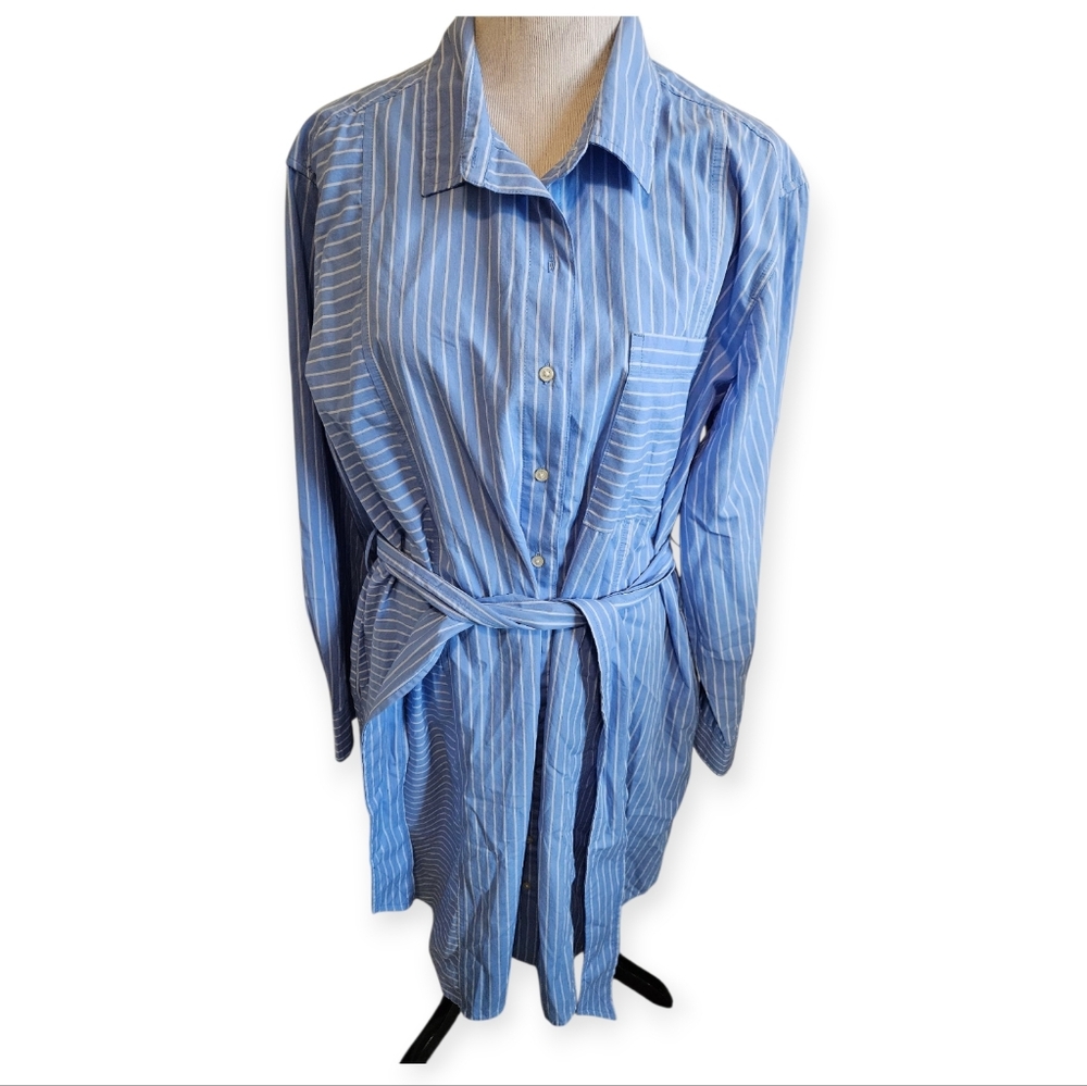 Free Assembley Stripped Midi Dress Womens Size XXL.